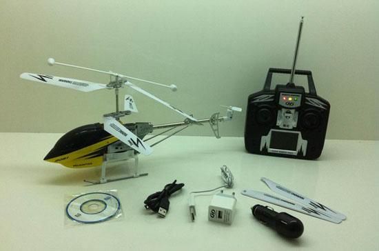 Helicoptero 3.5CH Gyro Metal Maleta Alumi