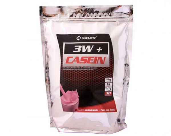 3W + CASEIN 900G MORANGO